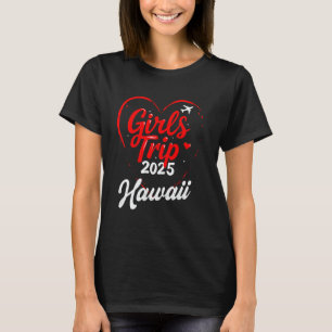 T-shirt Chemise de voyage pour filles à Hawaï 2025 Vacance