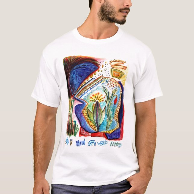 T-shirt Chemise de Weird_abstract_Hybrid-T (Devant)