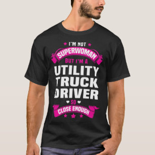 T-shirt Chemise de yoga couleur conducteur de camion utili