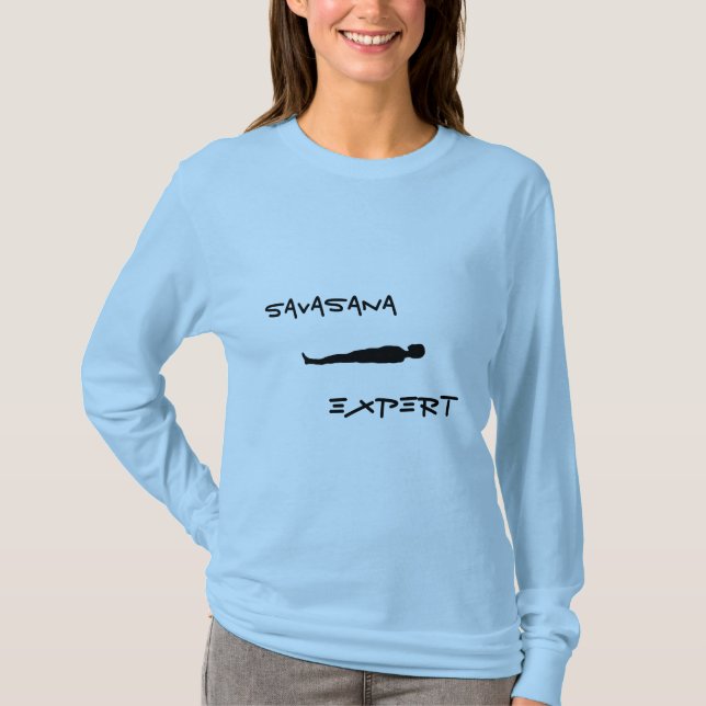 T-shirt Chemise de yoga de Savasana (Devant)