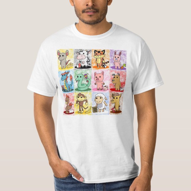 T-shirt Chemise de zodiaque (Devant)