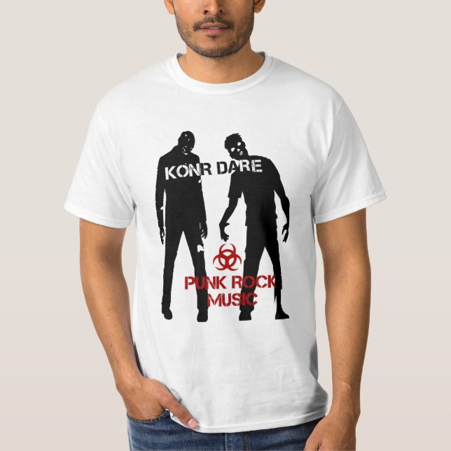 T-shirt Chemise de zombi de défi de Konr (Devant)
