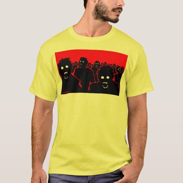 T-shirt "Chemise de zombi de l'horde" (Devant)