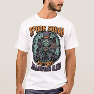 T-shirt Chemise de zombie Halloween drôle de l'équipe Spoo