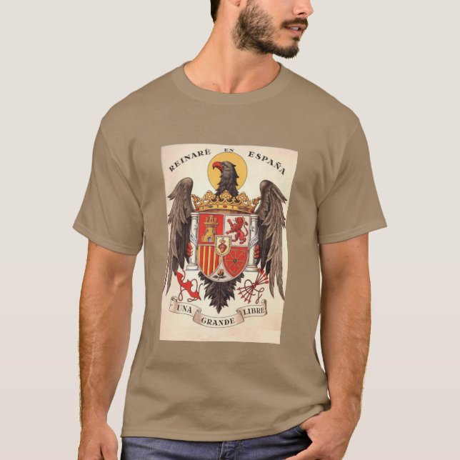 T-shirt Chemise d'Eagle d'Espagnol de Franco (Devant)