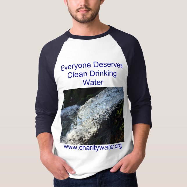 T-shirt Chemise d'eau propre (Devant)