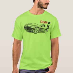 T-shirt Chemise d'éclipse de mitsubishi de TUNER de DSM