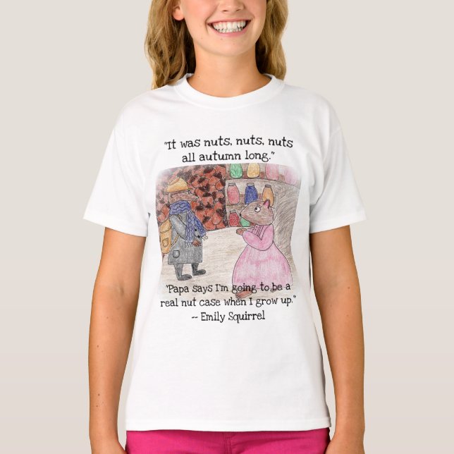 T-shirt Chemise d'écureuil d'Emily (Devant)