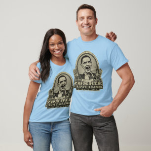 T-shirt Chemise d'édition d'Obama de capitalisme de zombi