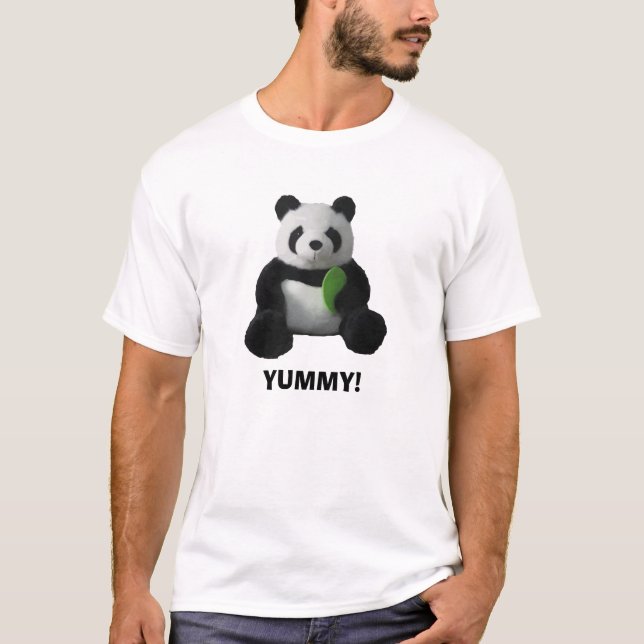 T-shirt Chemise délicieuse de panda (Devant)