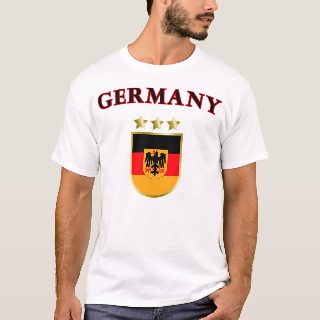 T-shirt Chemise d'emblème de l'Allemagne (Devant)