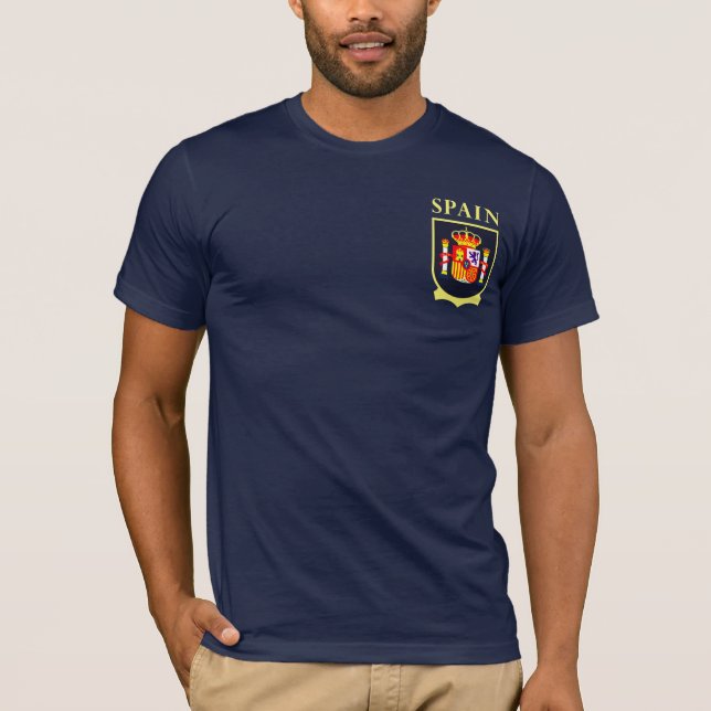T-shirt Chemise d'emblème de l'Espagne (Devant)