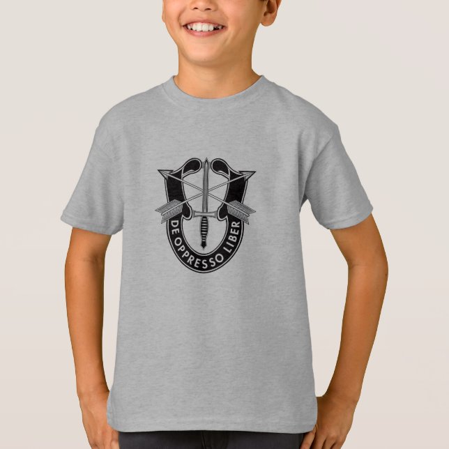 T-shirt Chemise d'enfants de forces spéciales (Devant)
