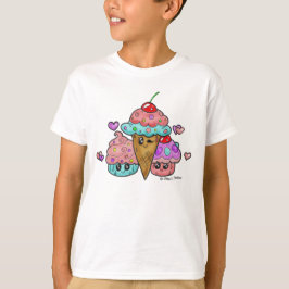 T-shirt Chemise d'ENFANTS "juste de desserts"