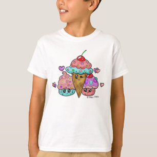 T-shirt Chemise d'ENFANTS "juste de desserts"