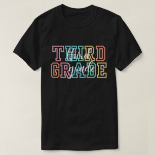 T-shirt Chemise d'enseignant de troisième année, Chemise d