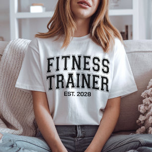 T-shirt Chemise d'entraîneur de fitness personnalisée, Che