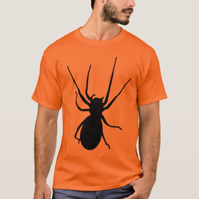T-shirt Chemise déplaisante Black Spider (Devant)