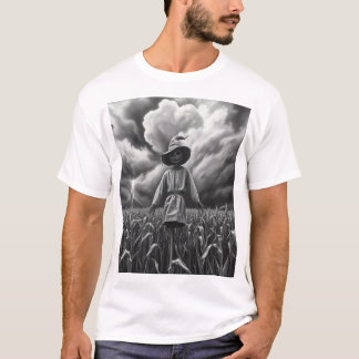 T-shirt Chemise d'épouvantail d'Halloween
