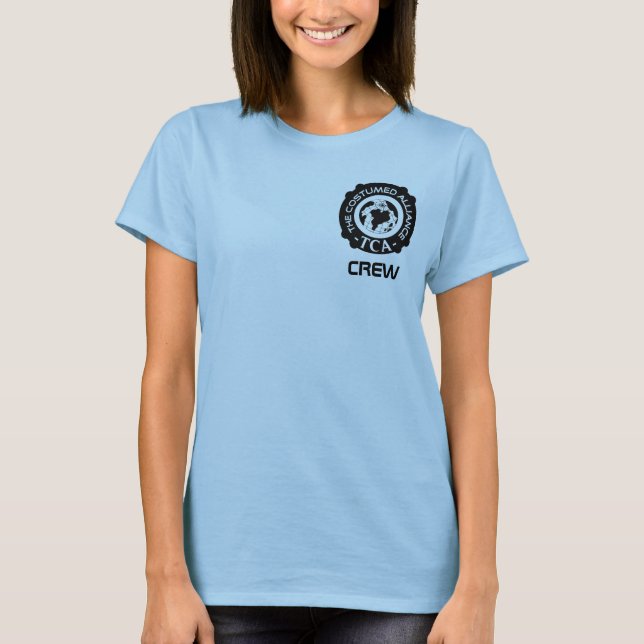 T-shirt Chemise d'équipage pour femmes, Rouge (Devant)