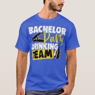 T-shirt Chemise d'équipe de buveurs de mariée de mariage d