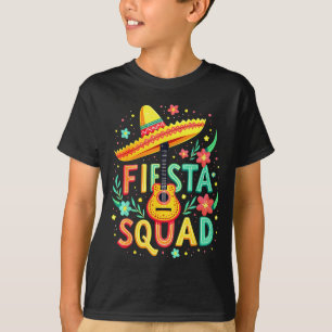 T-shirt Chemise d'équipe de fiesta mexicaine pour la fête