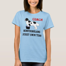 Chemise d'équipe de natation de seau de