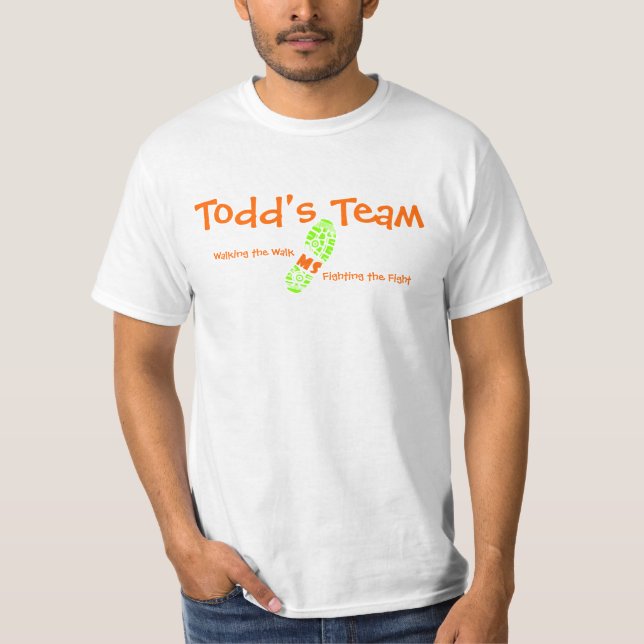 T-shirt Chemise d'équipe de sclérose en plaques (Devant)