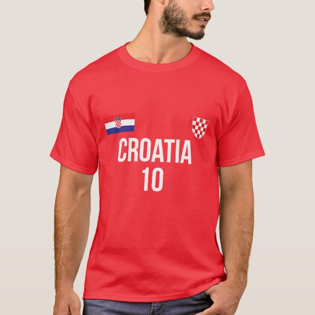 T-shirt Chemise d'équipe nationale de la Croatie (Devant)