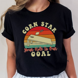 T-shirt Chemise d'équipe personnalisée Corn Hole