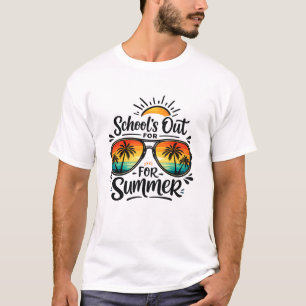 T-shirt Chemise Dernier Jour d'École, L'École est Finie po