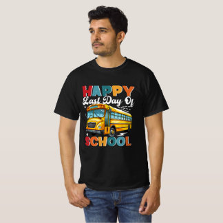 T-shirt Chemise dernière journée d'école pour chauffeurs d