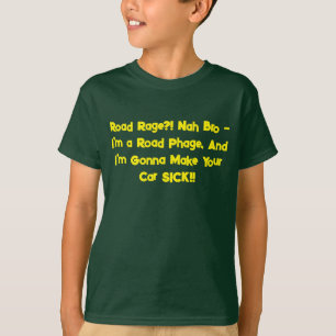 T-shirt chemise déroutante à propos de la conduite