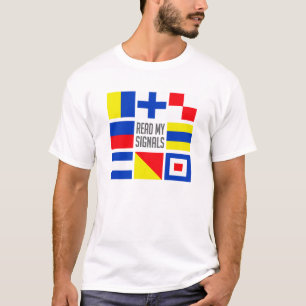 T-shirt Chemise des drapeaux maritimes - choisir style & c