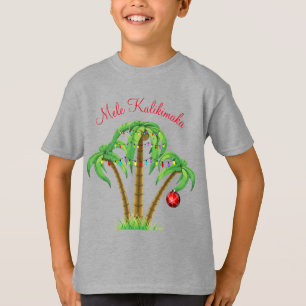 T-shirt Chemise des enfants de vacances Mele Kalikimaka