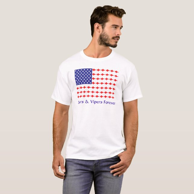 T-shirt Chemise des étoiles et des vipères des hommes pour (Devant entier)