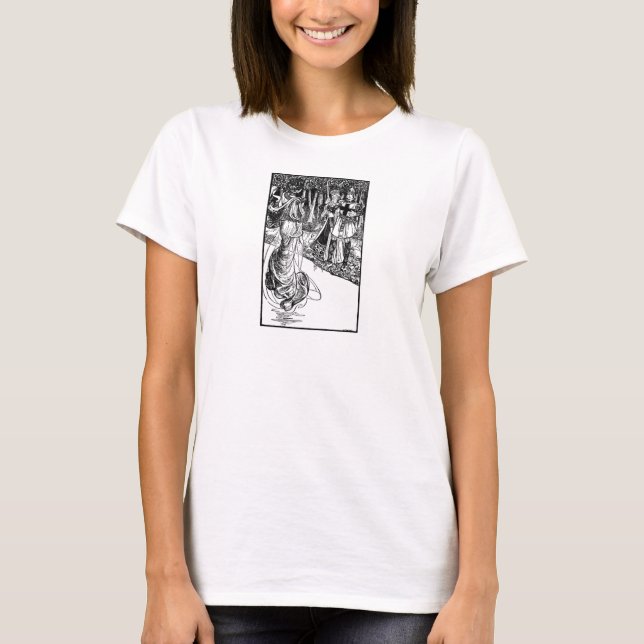 T-shirt Chemise des femmes du roi Arthur (Devant)