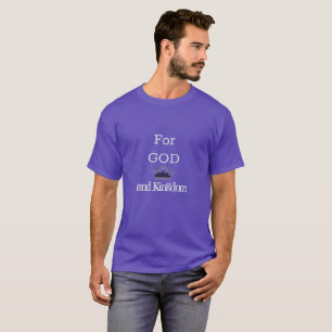 T-shirt Chemise des hommes pour Dieu et le Royaume