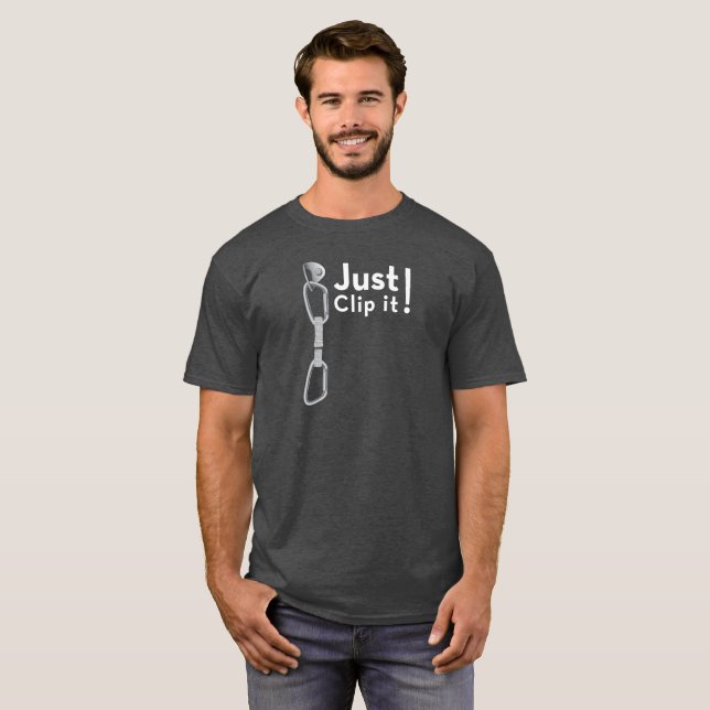 T-shirt Chemise d'escalade de roche de sport (Devant entier)
