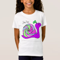 Chemise d'escargot pour des filles