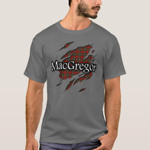 T-shirt Chemise d'esprit de tartan de MacGregor de clan
