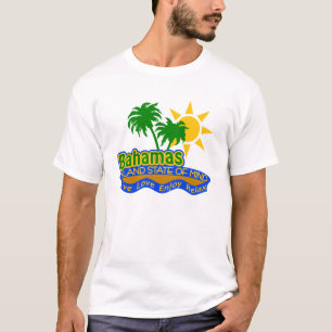 T-shirt Chemise d'état d'esprit des Bahamas - choisissez