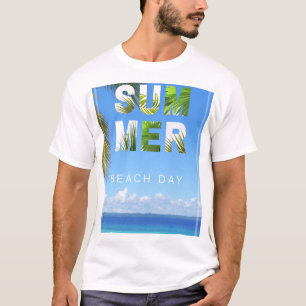 T-shirt Chemise d'été de plage Tee-shirt de vacances tro