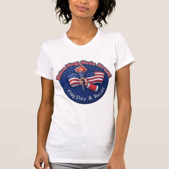 T-shirt Chemise d'événement Boise Flag Gate - Femme (Devant)