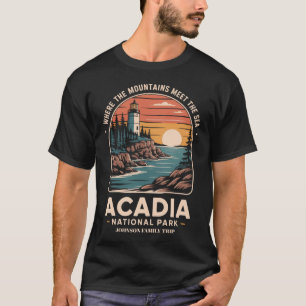T-shirt Chemise d'excursion familiale du parc national de 