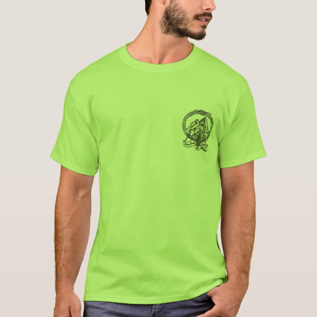 T-shirt Chemise d'expédition de griffonnage de rhum (tous (Devant)