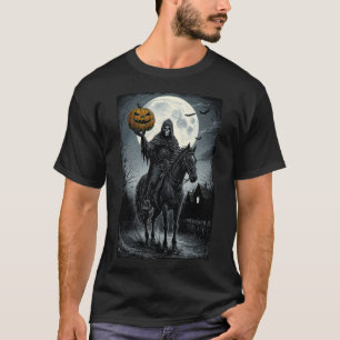 T-shirt Chemise d'Halloween à la Faucheuse