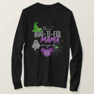 T-shirt Chemise d'Halloween Boo-ti-ful T-S à manches lon