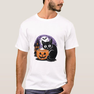 T-shirt Chemise d'Halloween Confort Couleurs Enfants