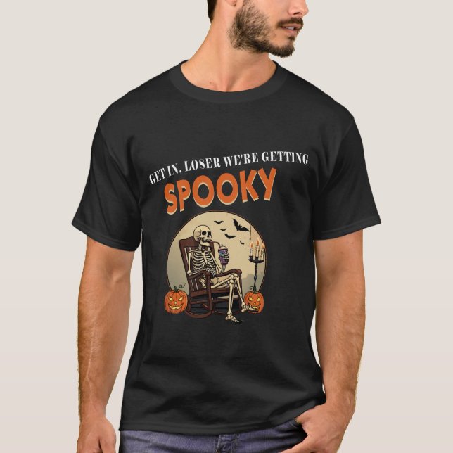 T-shirt Chemise d'Halloween de couleurs confort (Devant)